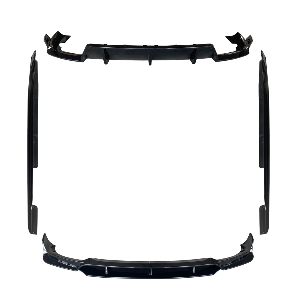 New model X6 G06 plastic ABS Carbon look Glossy black front lip side skirts  rear diffuser G06 front splitter for BMW
