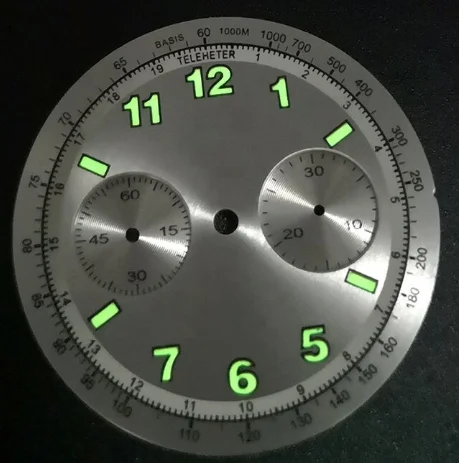 Custom Watch Dials  Manufacturer Large Enamel Arabic Logo 3D Indexes Wholesale Parts