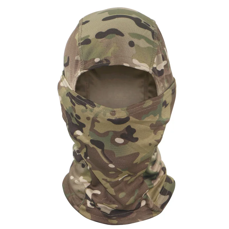 outdoor sports windproof uv protection custom logo solid color balaclava for biking