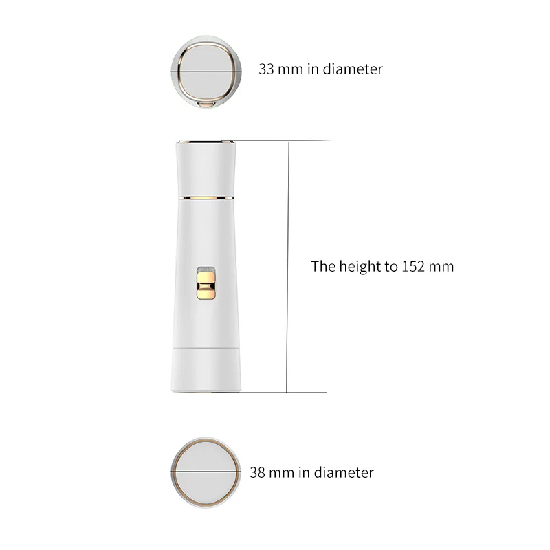 Портативный безболезненный женский эпилятор для бровей и лица в подмышках электрическое Домашнее использование