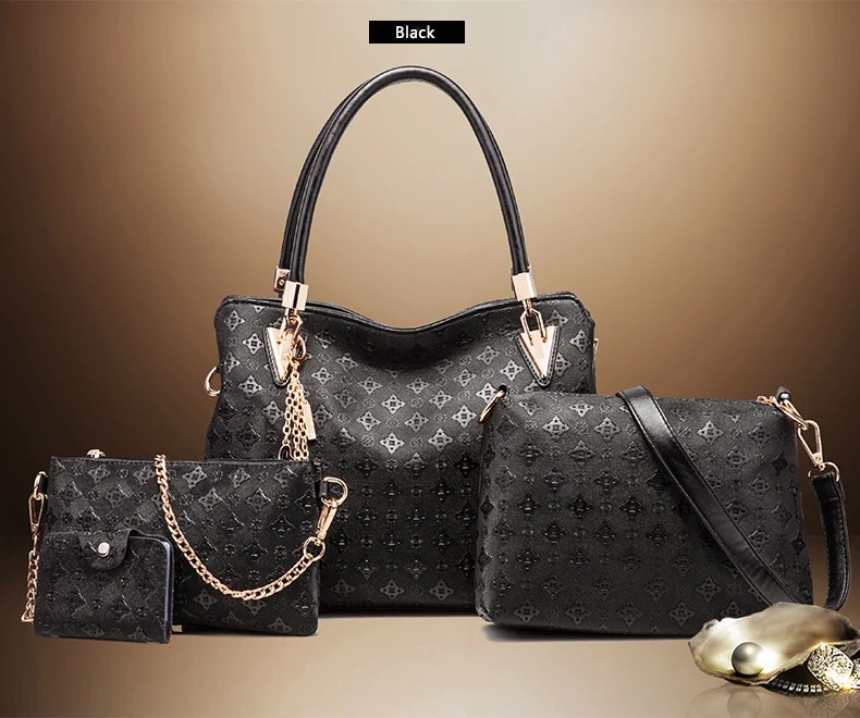 Quality Goods Vintage Set Luxury Manufacturer Women Tote Bag Handbag
