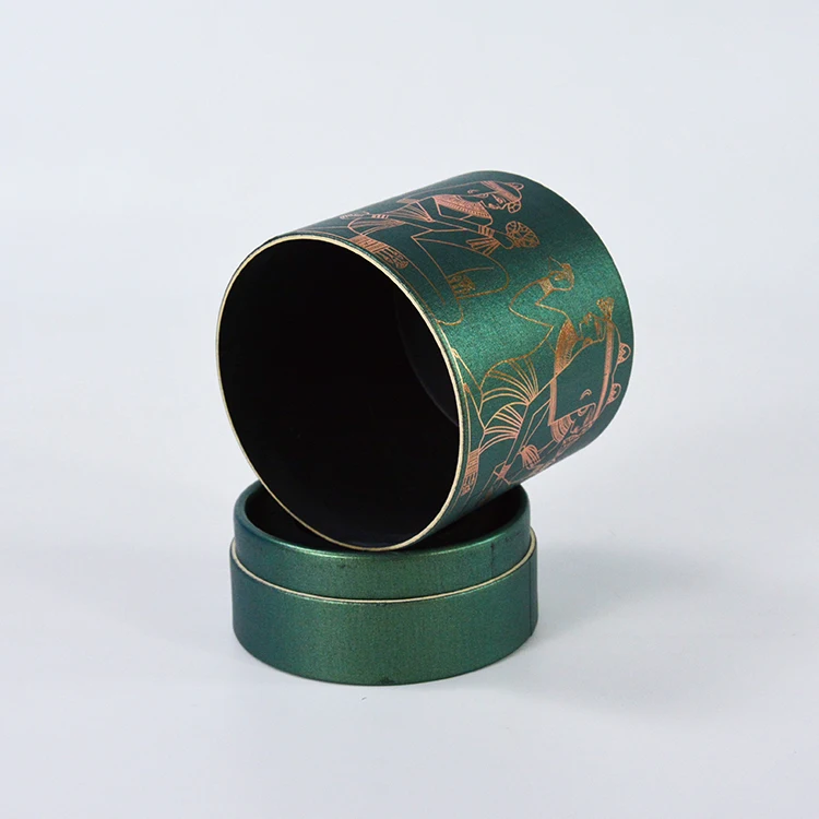 wholesale custom logo empty cylinder tube Germany market perfume skin care cream sample cardboard paper packaging box