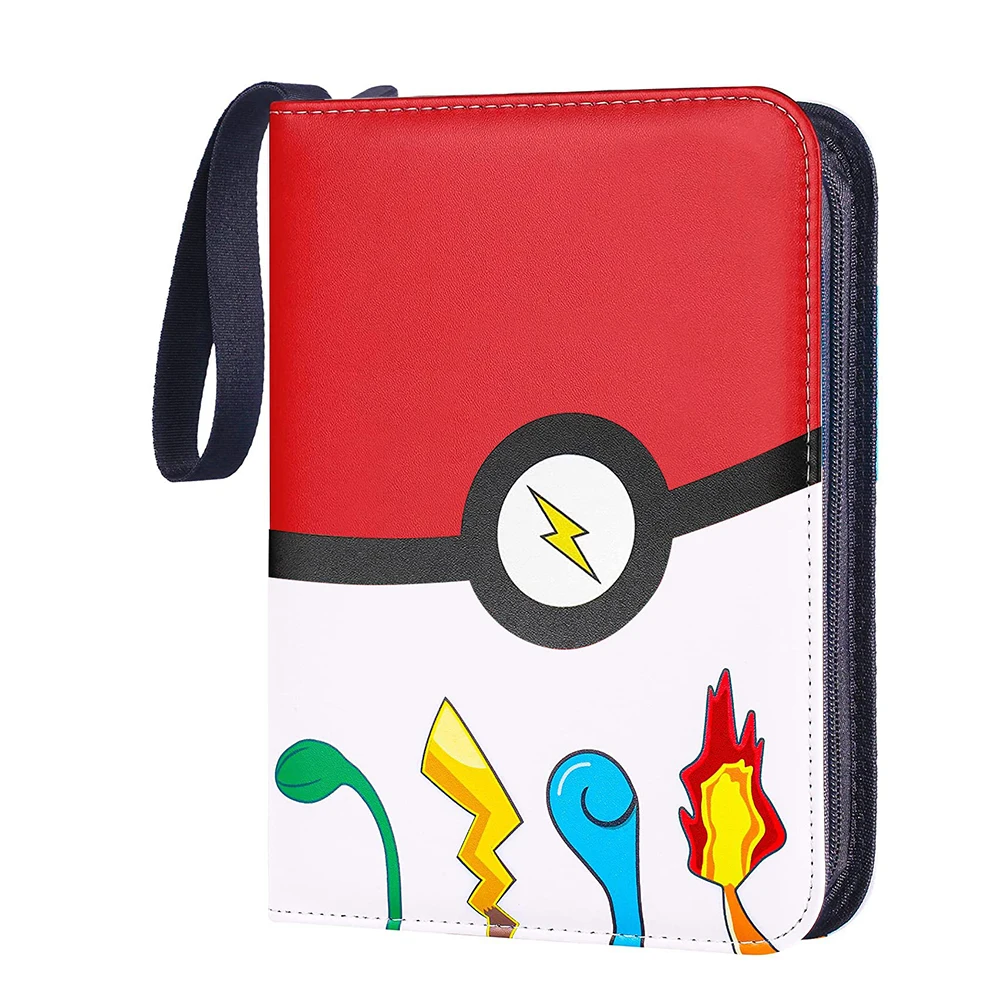 Custom PU Leather 360 900 4 9 Pocket Playing Game Sport Baseball Zipper Binder For Pokemon Trading Cards