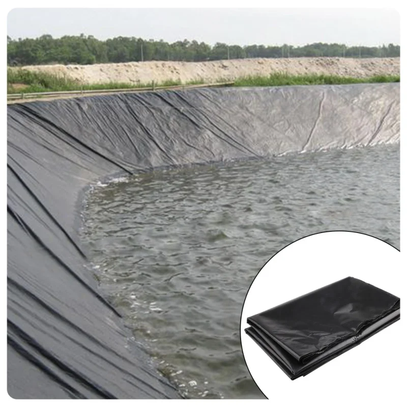 High Density Polyethylene Geomembrane HDPE Liner ASTM 100% Virgin HDPE Plastic Liner Project South Africa