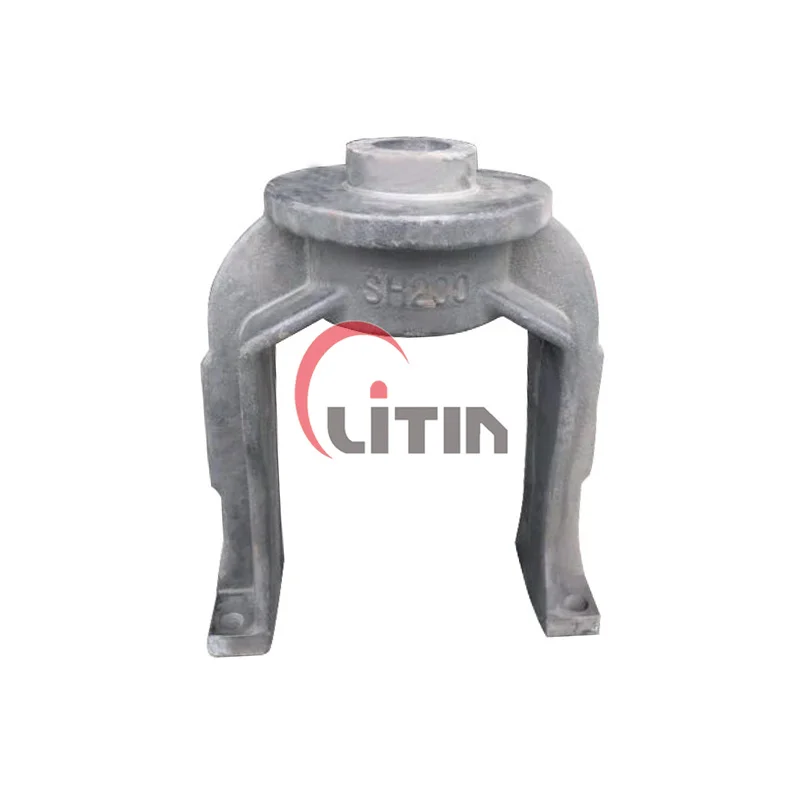 LITIAN Excavator Tension Assy Spare Parts Support Yoke Assy SK200 Idler Yoke