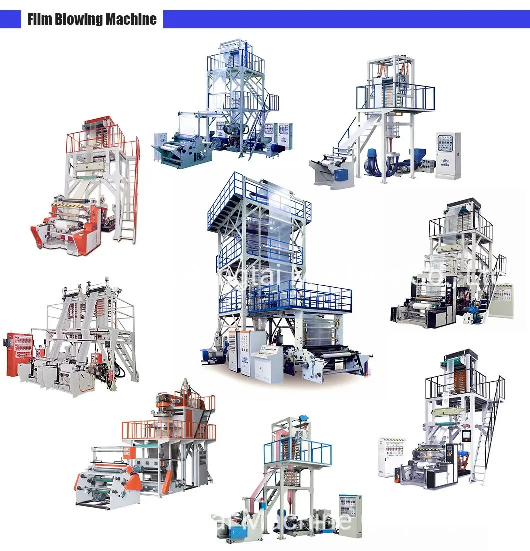 Cheap price One layer blown plastic film extrusion machine T-shirt bag film blowing machine for sale