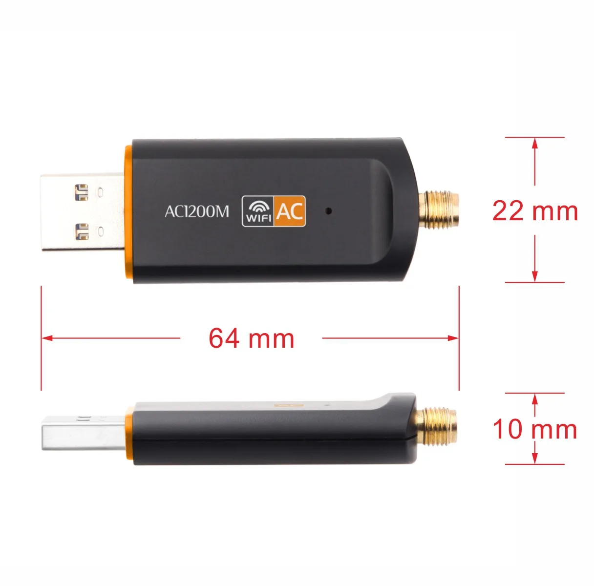  Высокоскоростной Wi-Fi USB-адаптер 1200 Мбит/с USB 3 0 двухдиапазонный беспроводной usb-адаптер для
