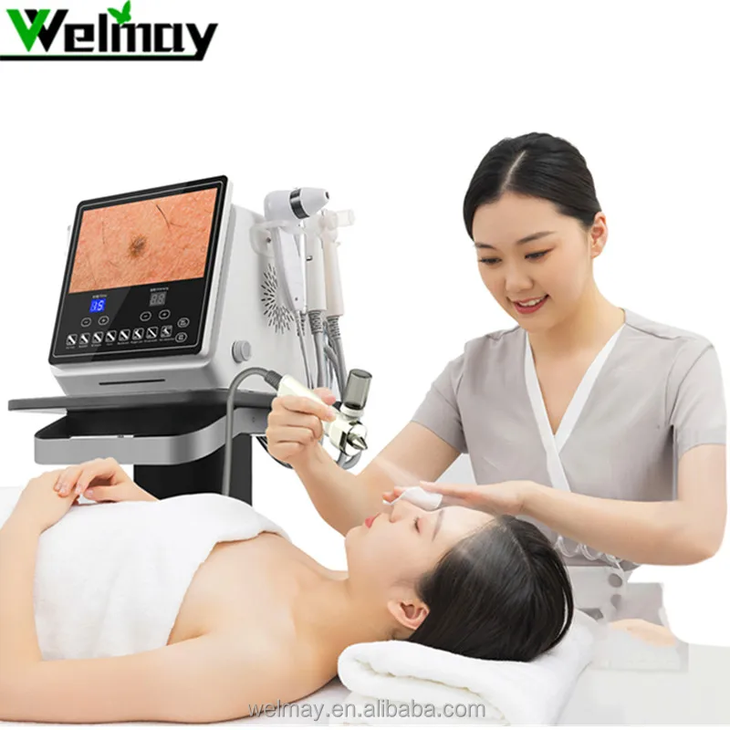 Top Sales Factory Supply Led Scalp O2 jet Peel Oxygen Therapy Machine Instrument Oxygen Peel Jet Solution Facial Lifting