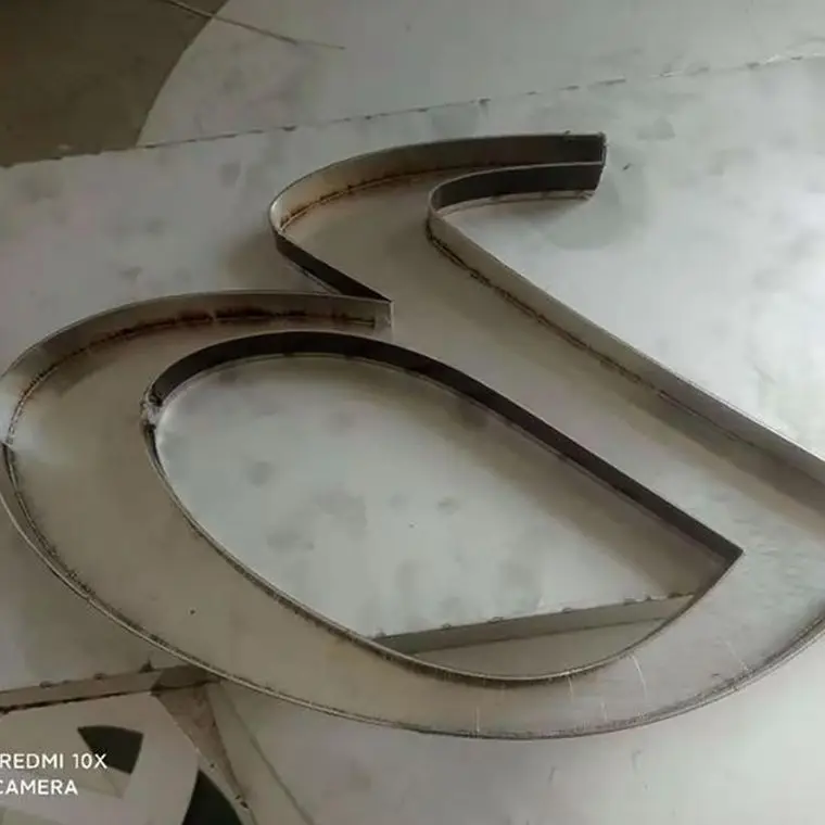 Лидер продаж наружная реклама пена/ПВХ буквенный знак внутренняя стальная алюминиевая вывеска