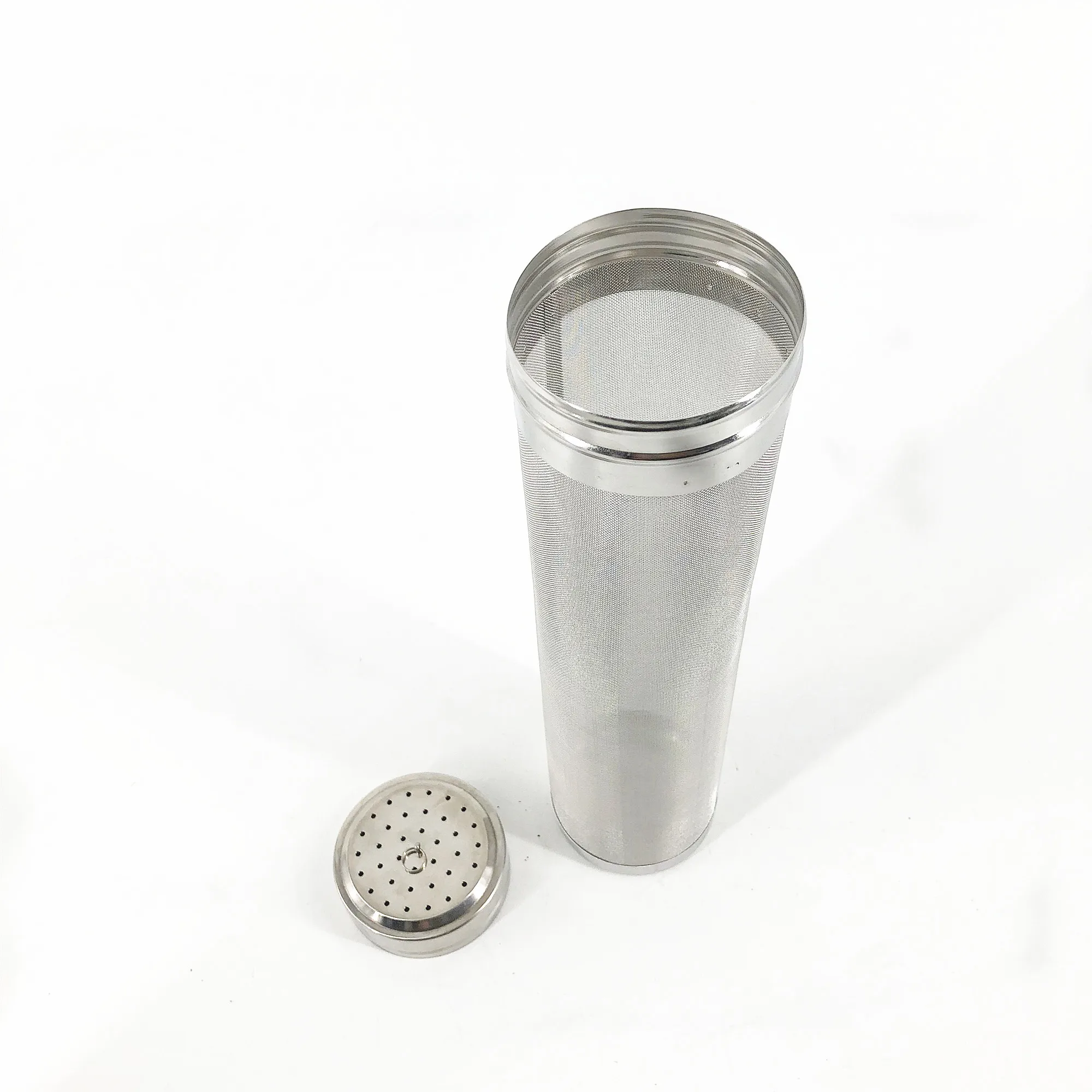 29x7cm Stainless Steel Homebrew Beer Dry Filter with 300 Mesh for ADY Kegs Corny Keg - Silver (Hopper Filter)