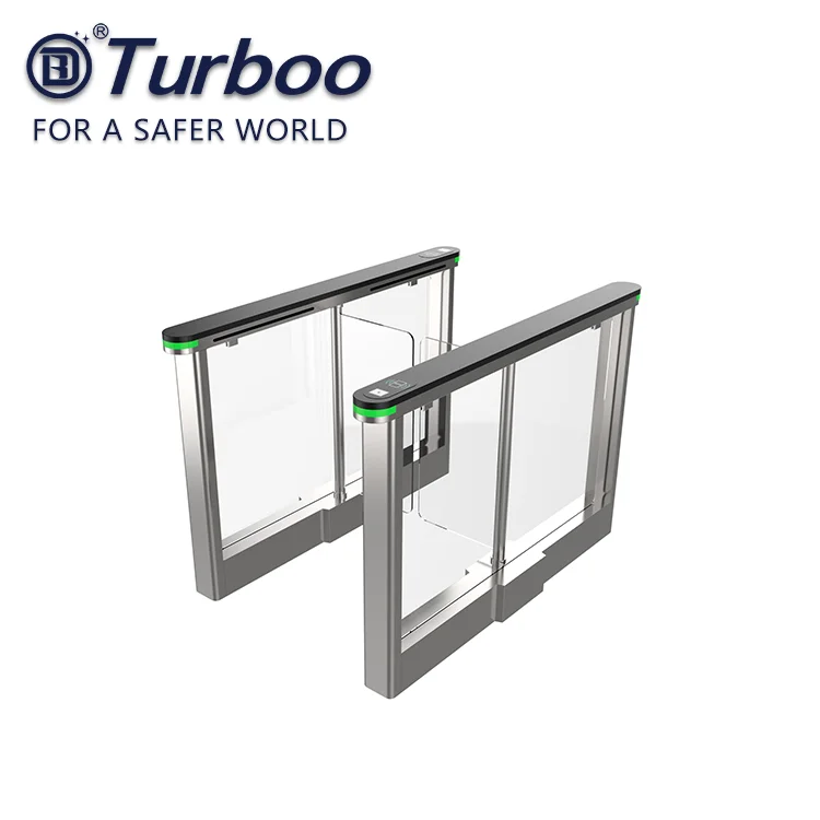 Turboo Automation Electronic Baffle Gate Swing Barrier Turnstile for Building Entrance