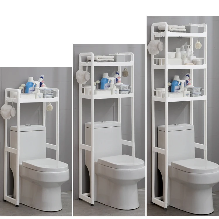 Custom design Bathroom Corner Stand Storage Organizer Accessories 2 Shelf Bathroom Space Saver over The Toilet Rack