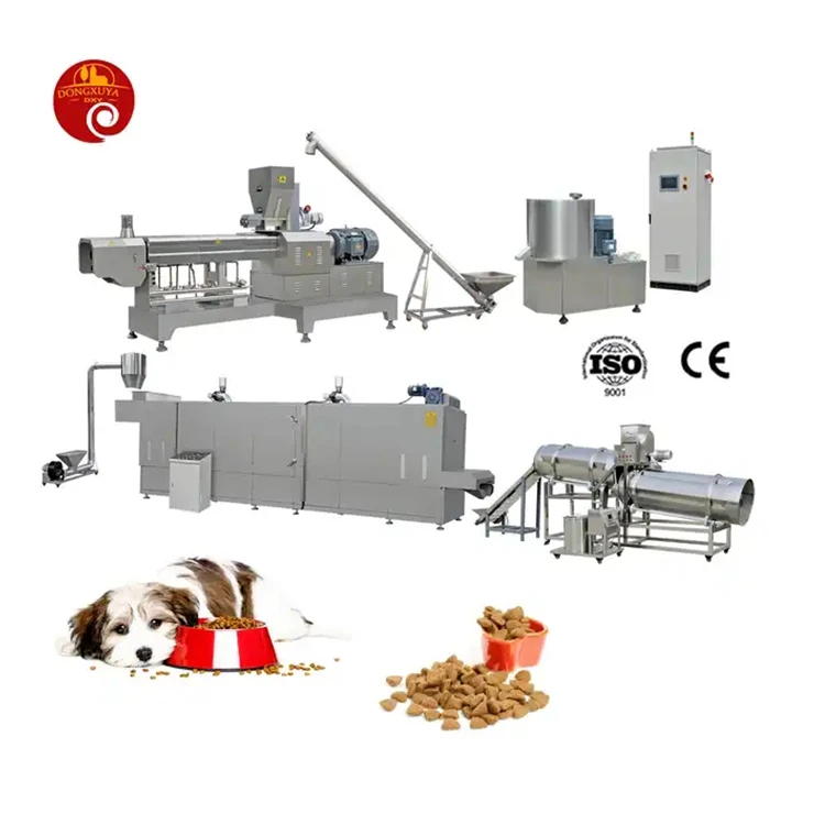 Factory Customizable Dry Pet Food Production Plant Dry Dog Cat Pet Food Complete Extrusion Production Line