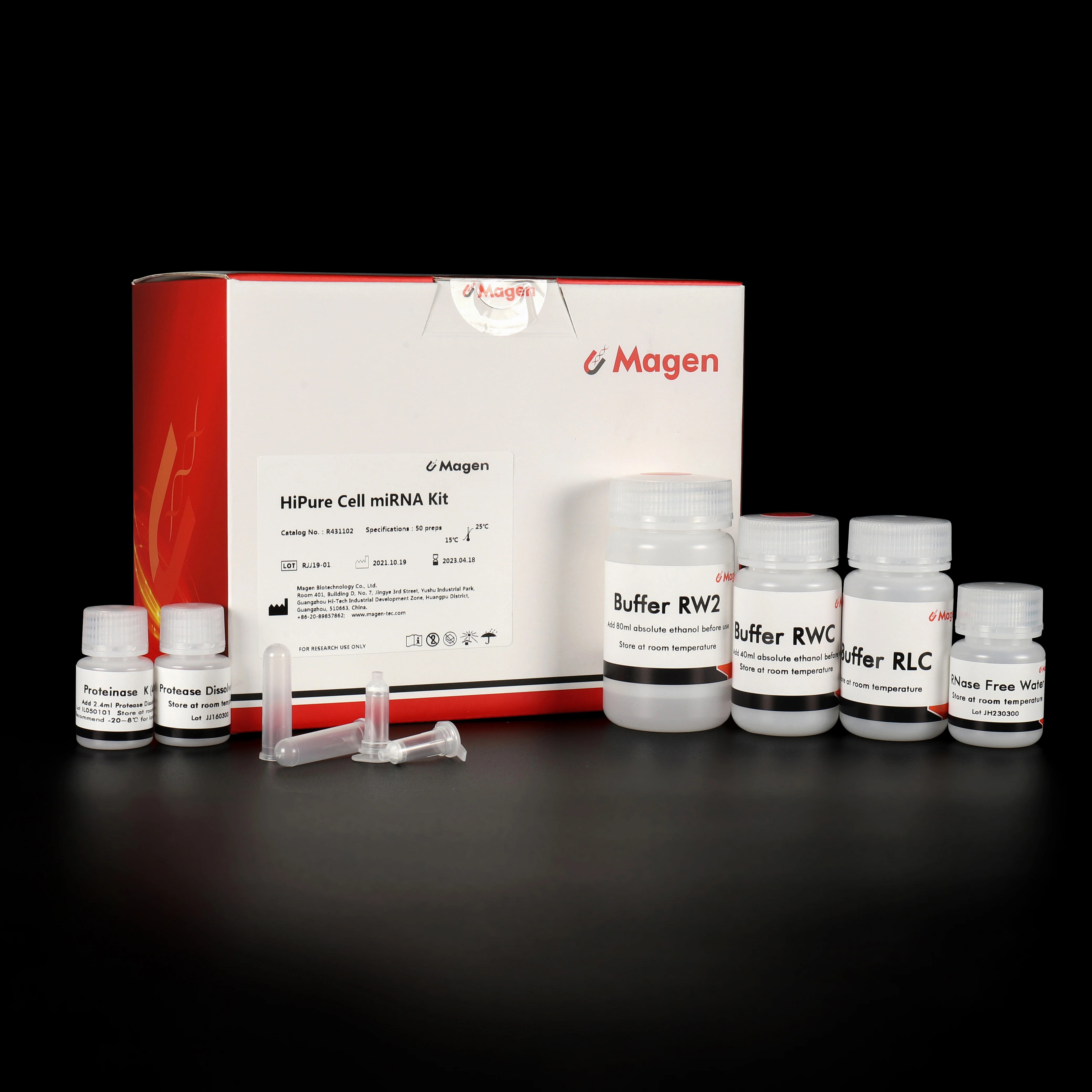 HiPure Cell miRNA Kit, R4311, Isolation Total RNA and miRNA from Cell and tissue without MagZol Reagent
