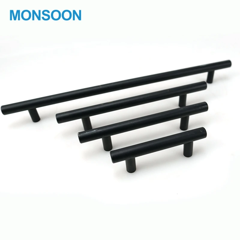 wholesale furniture hardware kitchen cabinet handle T bar handle stainless steel cabinet manijas para muebles Furniture handle