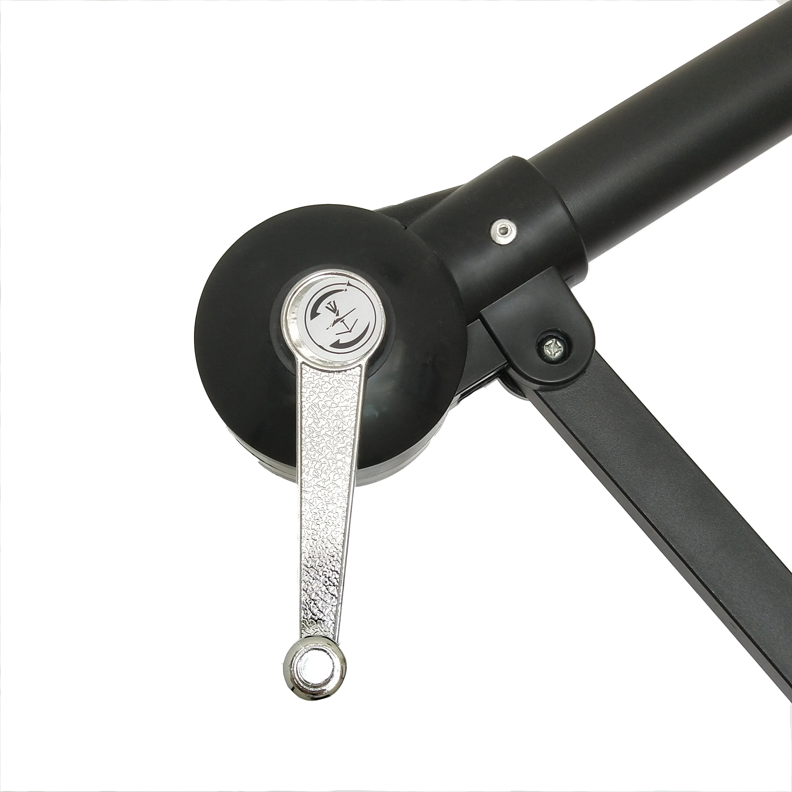 Uplion 3.5M Patio Side Parasol With 24 Pcs Led Sunshade Cantilever Outdoor Solar Led Lighting Parasol Umbrella