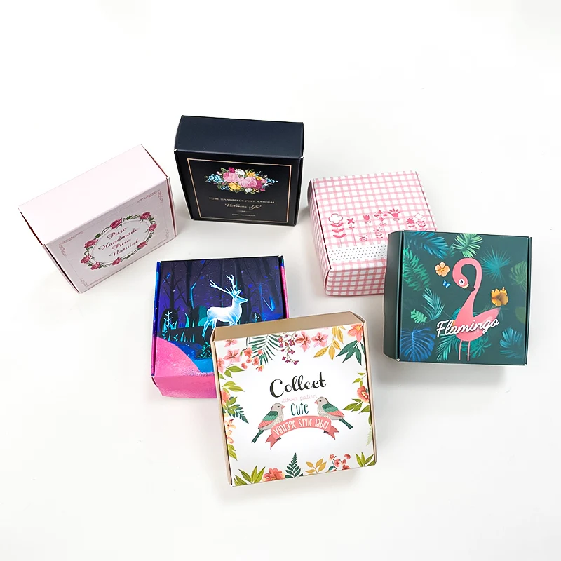 Wholesale Custom Colorful Printing Recycled Small Handmade Soap Art Paper Box Packaging