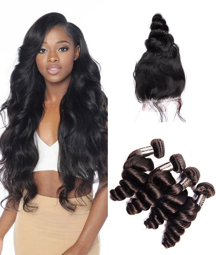 100% Unprocessed Natural Indian Human Hair Weave Bundles Factory Price List Loose Wave 18 Inch Human Hair raw human hair dubai