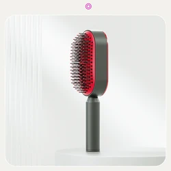 Wholesale Plastic Hairbrush Custom Self Cleaning Hair Brush  Hair Comb