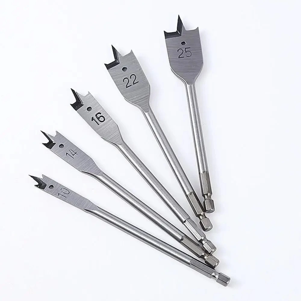 6-55mm Multifunctional Woodworking Spade Wood Flat Drill Bit