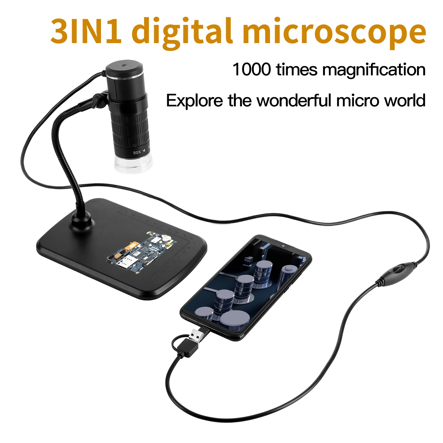 High Quality Android Microscope Usb Microscope Usb Digital Microscope