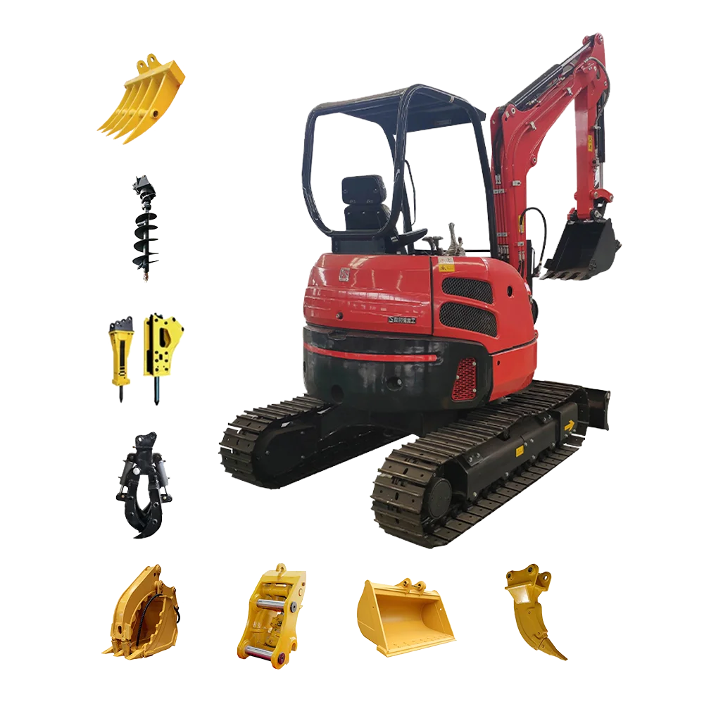 FREE SHIPPING! mini excavators hyundai used kubota/yanmar engine small digger CE/EPA/EURO 5 compact mini excavators 1 ton prices