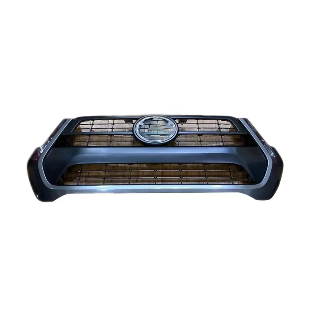 Car accessories for Toyota Hilux VIGO 2012 to REVO 2020 style front bumper with grille headlights fog lamp plug and play