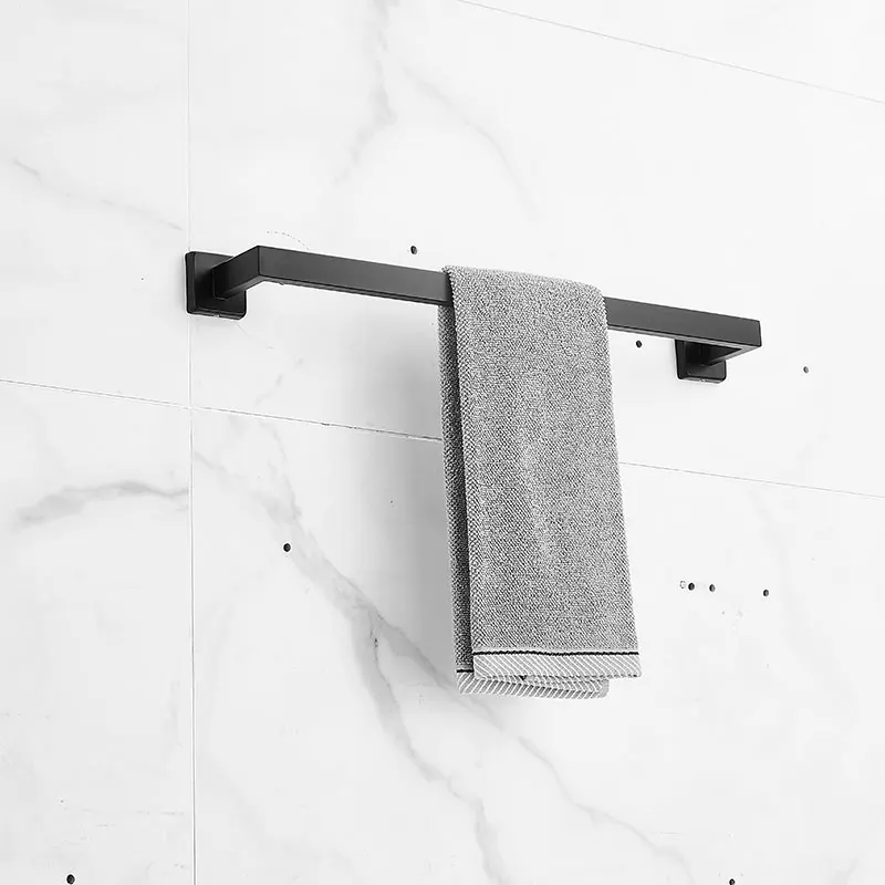 Stainless steel towel rack bathroom rack bathroom stainless steel towel bar bathroom hardware pendant set