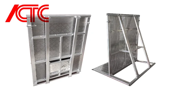 Folding Concert Aluminium Stage Construction Used folding Door Control Corner Crowd Barrier No reviews yet