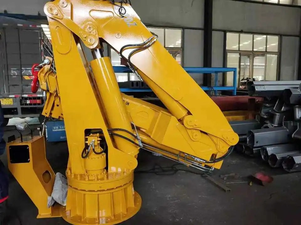 Factory direct professional design folding arm deck crane professional ship crane telescopic offshore crane