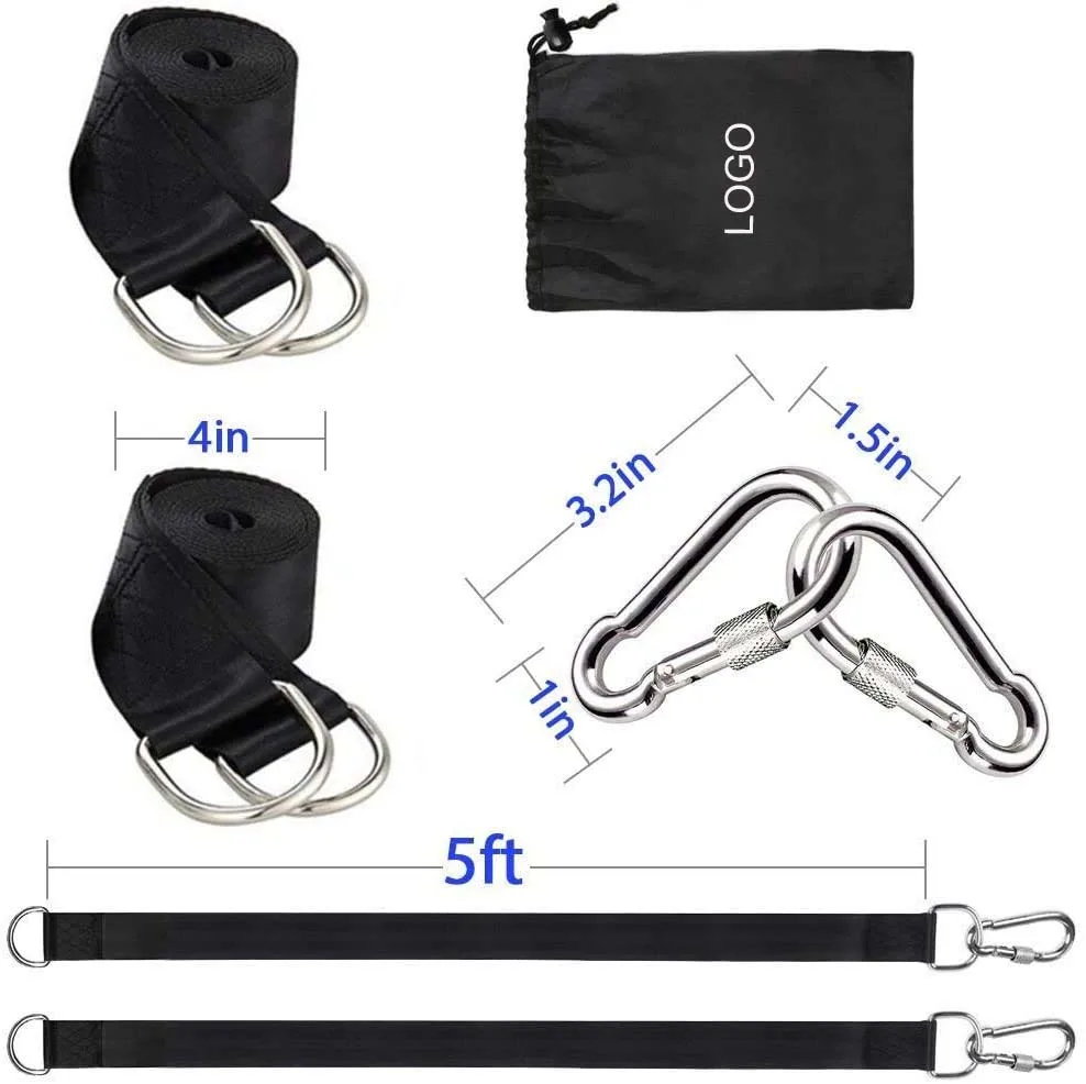 2022 Amazon Hot Sale Adjustable Swing Straps Outdoor Camping Hammock Tree Straps Heavy Duty Tree Swing Hanging strap