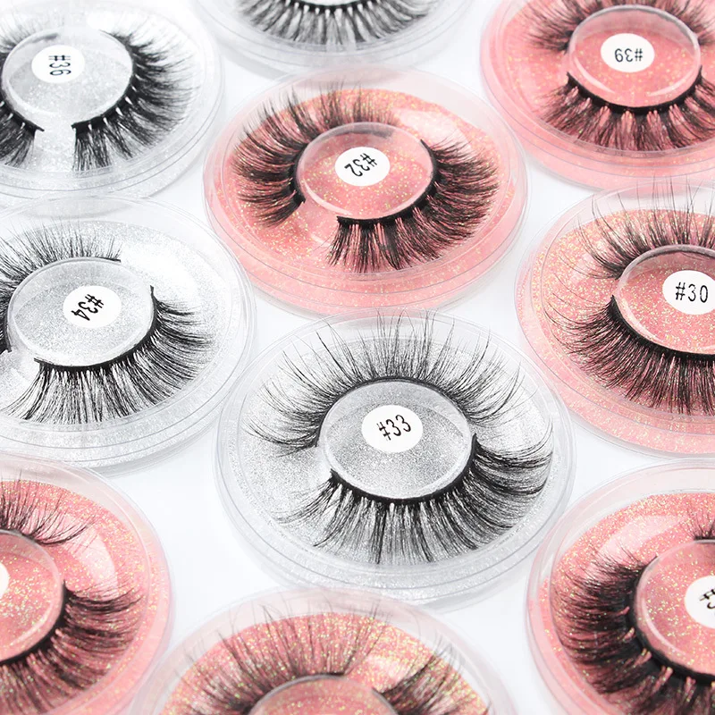 Natural Look Eyelashes 3D Mink Cat Eye Lash Wispies 15mm Manga Lashes 1 Pairs Soft Reusable False Eyelashes