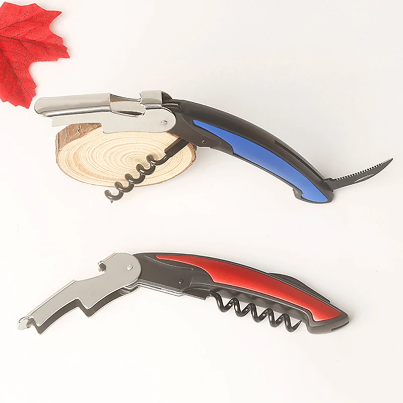 Portable Mini Red Wine Corkscrew Wine Opener Keychain