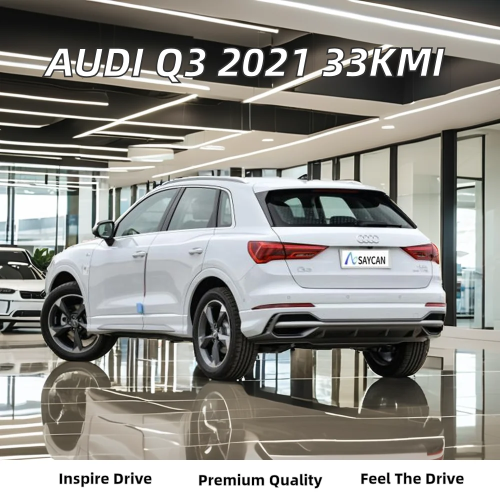 Б/у audi Q3 2021 35 TFSI fwd Подержанные внедорожные автомобили турбо бензиновые R19 33000 миль