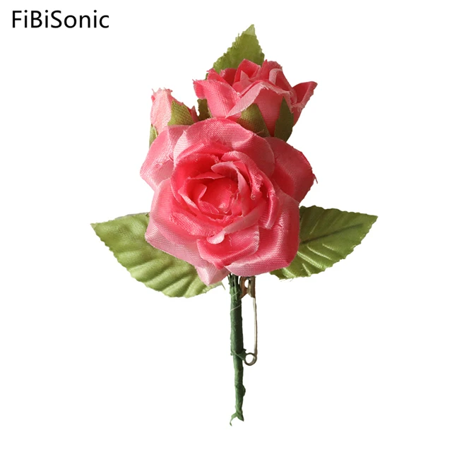
FiBiSonic Wedding Corsage Simulation Rose Decoration Flower INS Style Photo Background Layout 