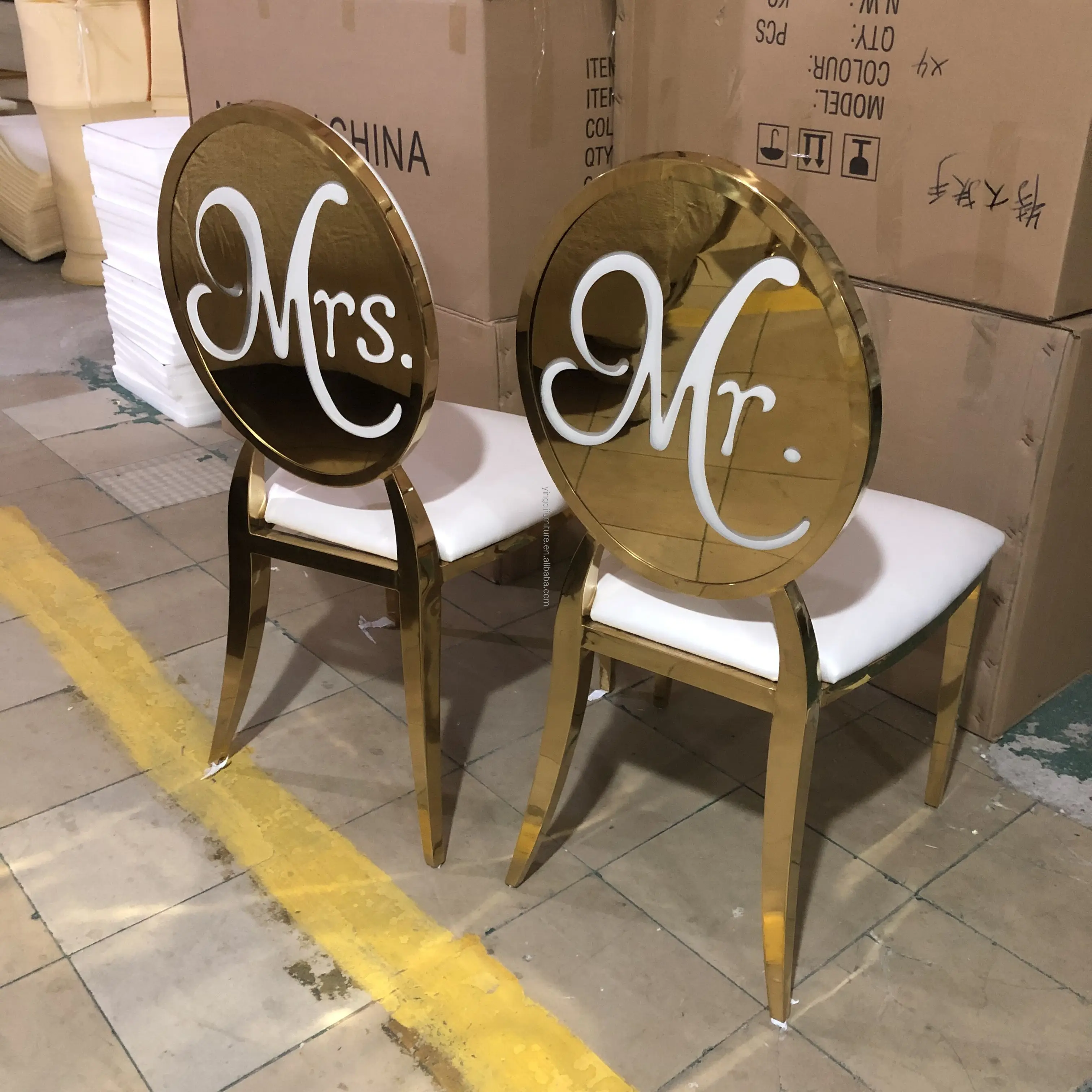 Wedding Mr & Mrs Chairs for Sale