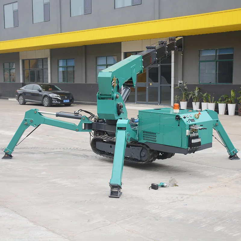 ce mini spider crane spider crane with boom maeda spider crane