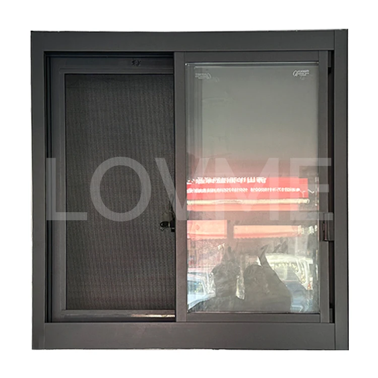 Aluminum Frame Modern New Design Single-Layer Glass Louver Hot Sales Good Family Aluminum Sliding Window