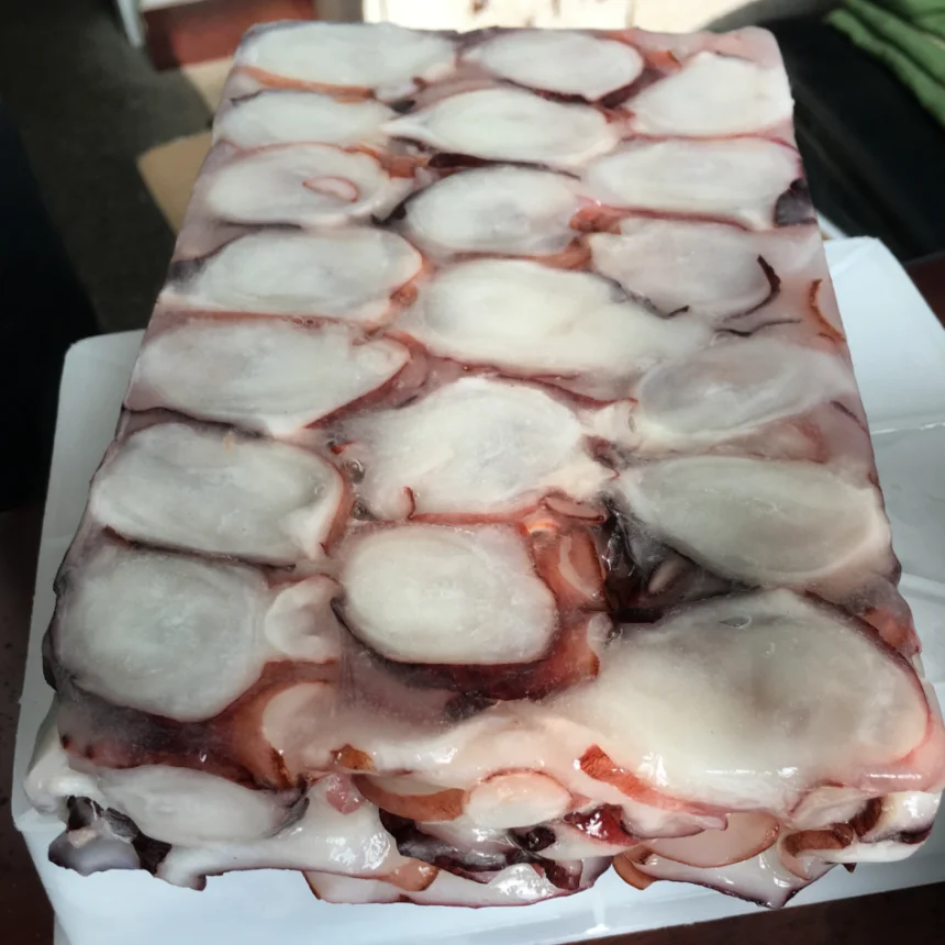 Hot Selling Cheap Seafood Products Frozen Boiled Octopus Slice