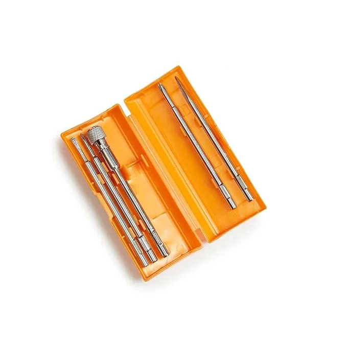 Factory Wholesale Screw Driver Set with Bulb 840 Neon Silver and Green Available at Wholesale Price from India