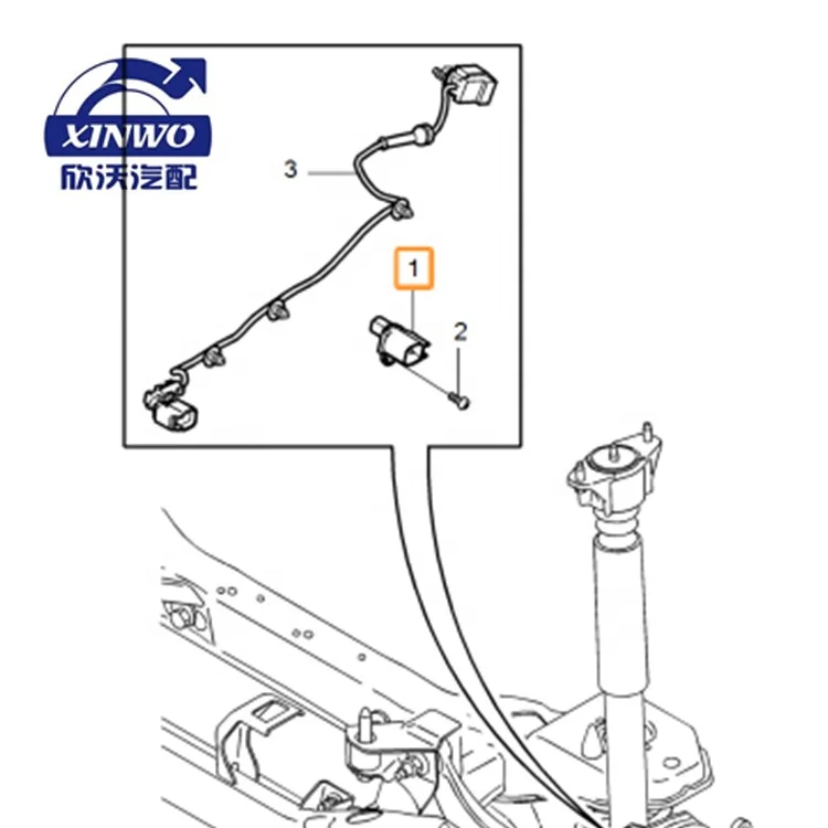Цена по прейскуранту завода-изготовителя oe 31423573 задний ABS Тормозная проводимость для VOL-VO S40 04/железо добывающей промышленности S80 07/железо V70 08/железо XC60
