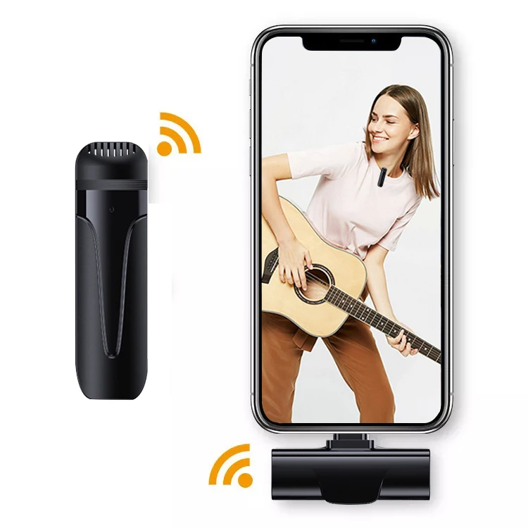 Portable External Microfonos Min Lapel Recording Mic Live Streaming youtube Wireless Lavalier Microphone For Smartphone Type C