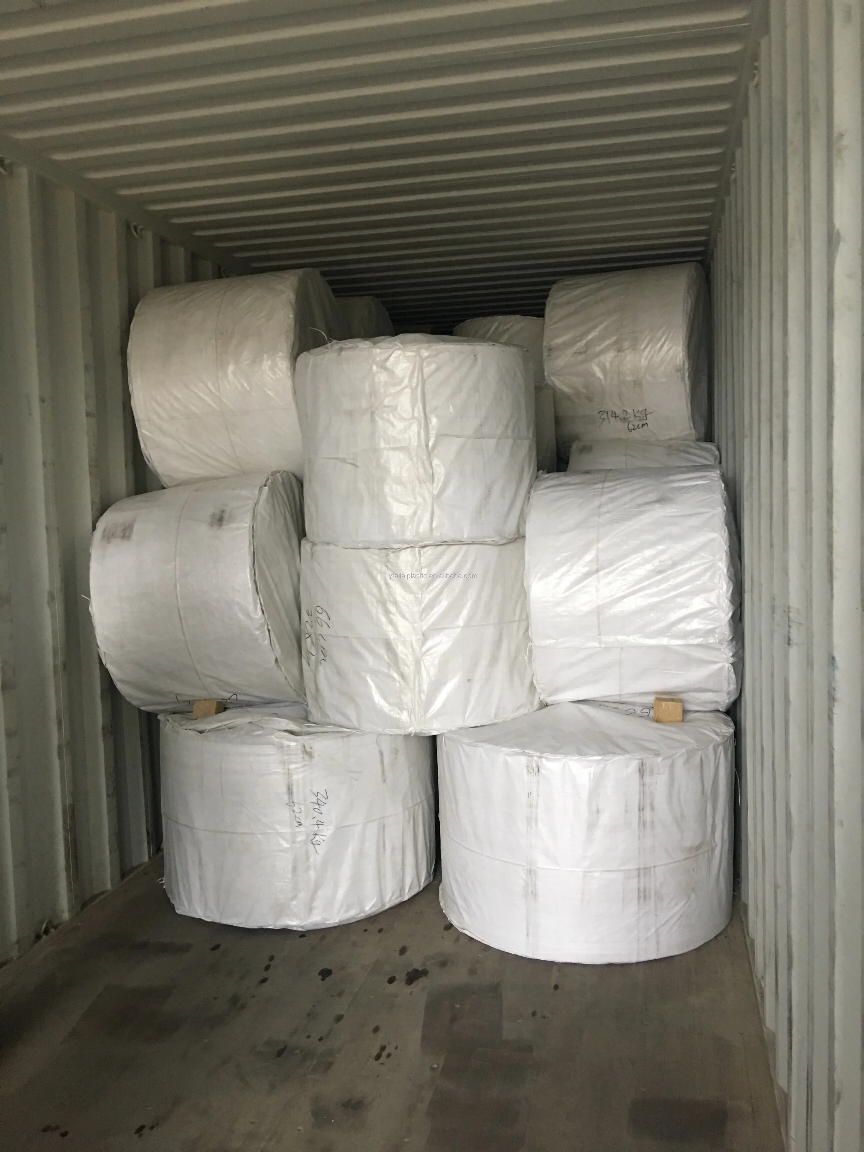 China 25kg 50kg pp woven bag packing for grain, rice and flour