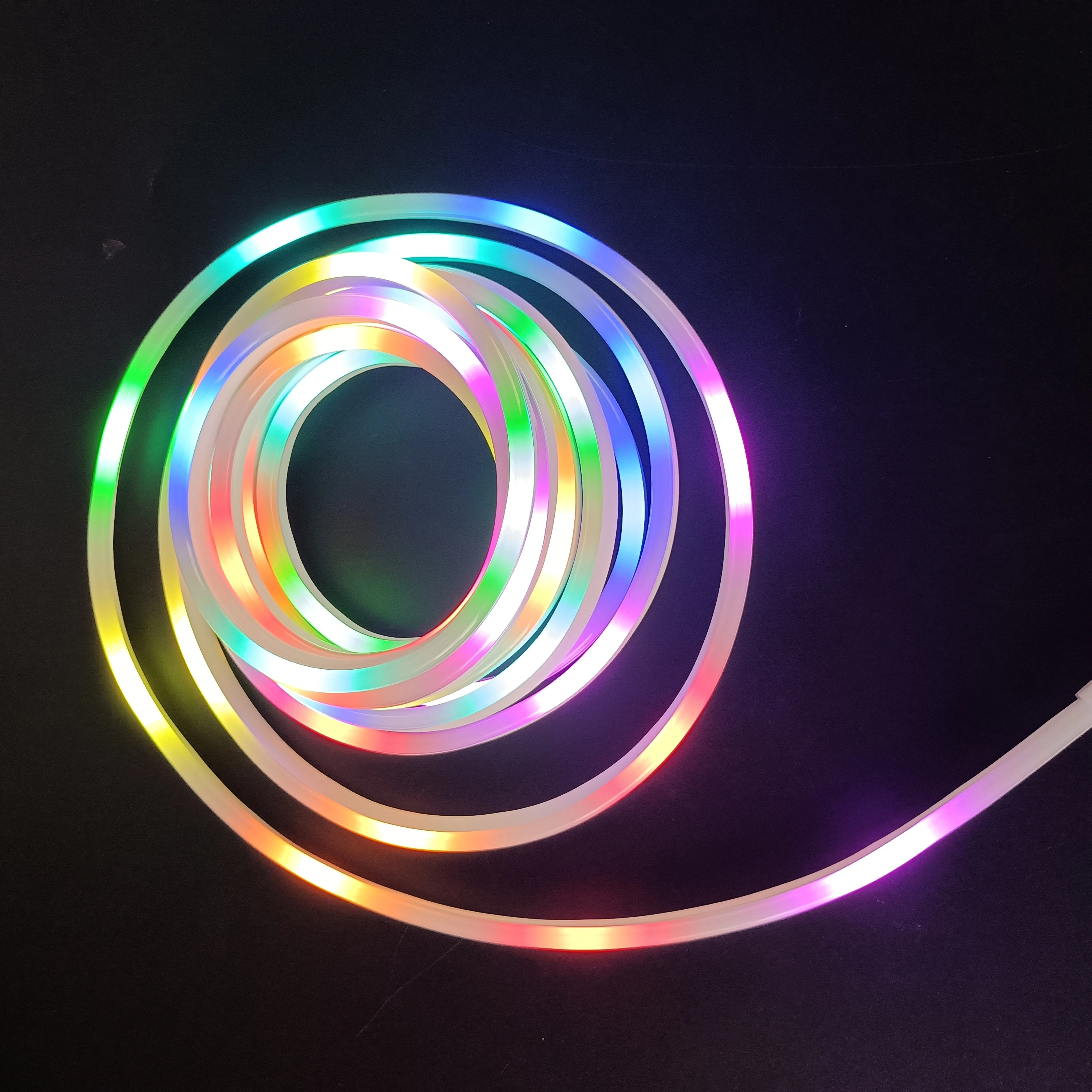 Outdoor Landscape Garden Decoration Waterproof Flexible Colorful 715 RGB Magical 5V Led Neon Light