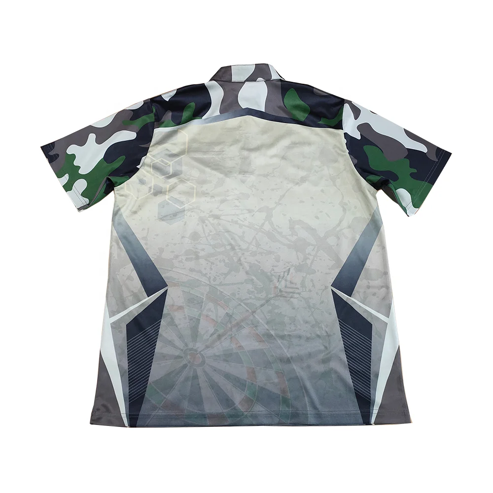 Custom Personalised Design Pocket Polo Shirt Ladies Mens Sublimation Dart Shirts With Zipper
