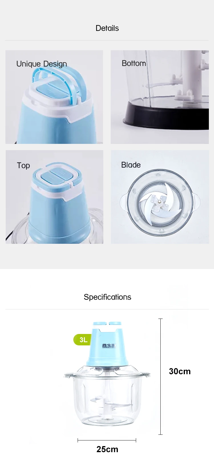 kitchen professional electric meat grinder