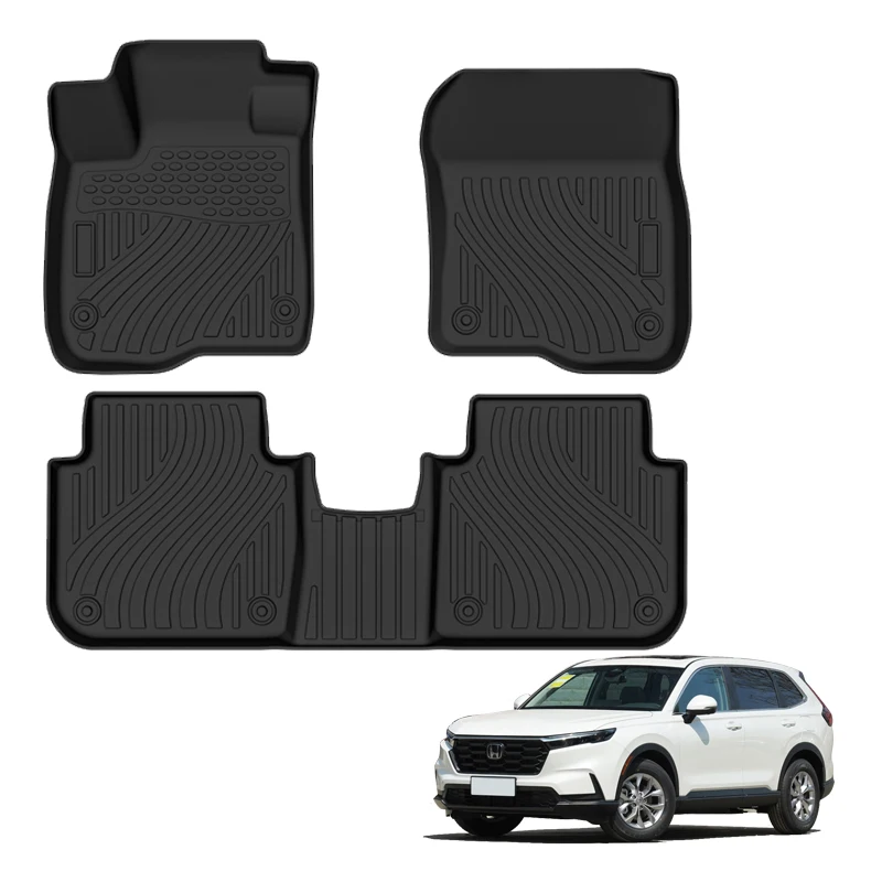 All Weather 3D Car Mats for 2023 HONDA CRV Customized Car Floor Mat  Accessories Anti-Slip Waterproof Special OEM Trunk Mat