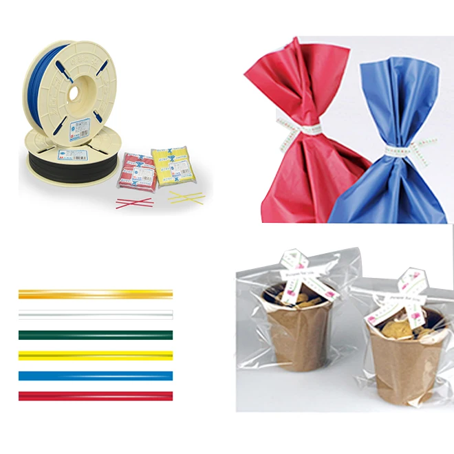 Супермаркетовый пищевой пластиковый упаковочный поворотный галстук