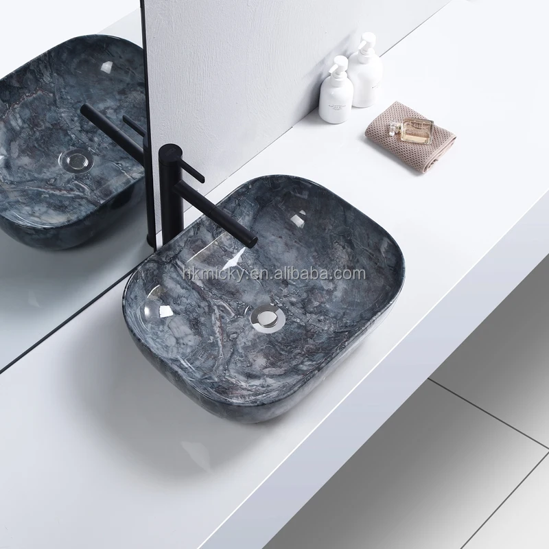Wisdom artificial stone wash basin marble sink