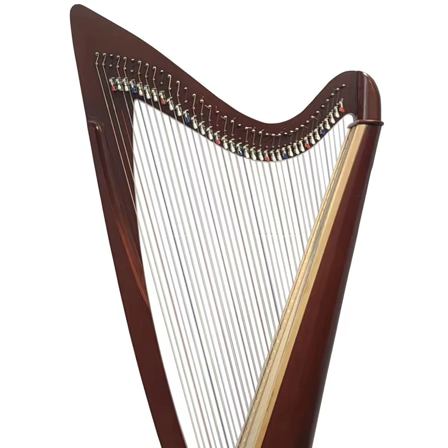 2022 горячая Распродажа 38 струн рычаг круглая задняя Harp Китай для практики